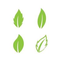 Green leaf collection vector