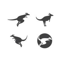 Kangaroo illustration design vector