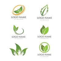 Green leaf collection vector