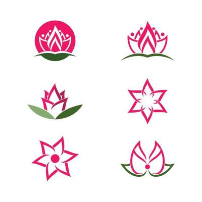 Lotus flowers illustration