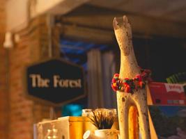 Thungsaliam, Sukhothai, Thailand, 2020 - Toy deer at The forest cafe photo