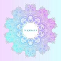 vector de mandala degradado para un hermoso diseño