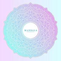 beautiful gradient mandala vector for design