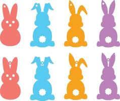 Easter Bunny Earrings vector