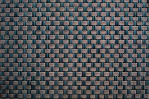 Close up of abstract pattern and textured of table mat background. photo