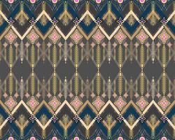 Native-style Geometric Pattern Designs are used to Destroy Fabrics, Backgrounds, and Accessories.