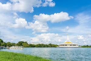 Bangkok-Thailand - 31 October 2021- City Hall with a beautiful view, Suan Luang Rama IX photo