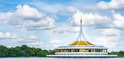 Bangkok-Thailand - 31 October 2021- City Hall with a beautiful view, Suan Luang Rama IX photo