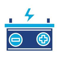 Battery Glyph Icon vector