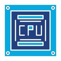 Chip Glyph Icon vector