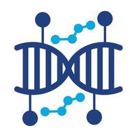 Genetic Engineering Glyph Icon vector