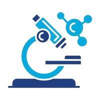 Microscope Glyph Icon vector