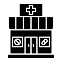 Pharmacy Glyph Icon vector