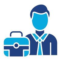 Professional Glyph Two Color Icon vector