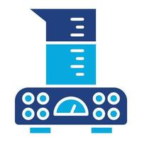 Scale Chemical Glyph Two Color Icon vector