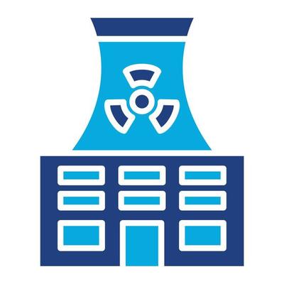 Nuclear Glyph Two Color Icon