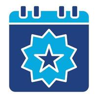 Event Glyph Twob Color Icon vector