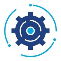 Automate Glyph Twob Color Icon vector