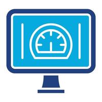 Efficiency Glyph Twob Color Icon vector