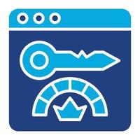 KPI Glyph Twob Color Icon vector