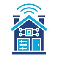 Home Control Glyph Twob Color Icon vector