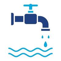 Watering Glyph Twob Color Icon vector