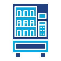 Vending Machine Glyph Twob Color Icon vector