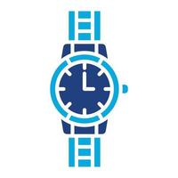Wristwatch Glyph Twob Color Icon vector