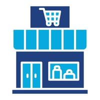 Retail Glyph Twob Color Icon vector