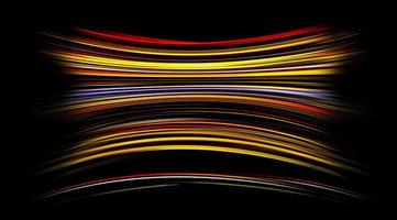 Colorful gradient twisting space light flares, seamless loop. Movement. Yellow, red and white stripes of slowly flowing and changing light. photo