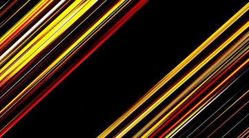 Colorful bursts of light on a black background. Colorful gradient twist space light flares, seamless loop. Movement. Diagonal yellow, red and white streaks of slowly flowing and changing light. photo
