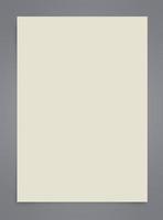 Blank paper sheet isolated on gray background.
