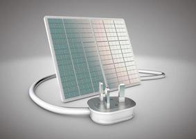 Solar Panel and Plug Isolated