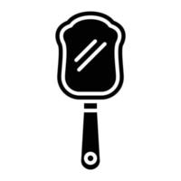 Hand Mirror Glyph Icon vector