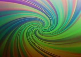 Dark Multicolor, Rainbow vector glossy abstract background.