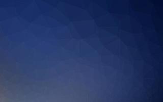 Dark BLUE vector triangle mosaic texture.