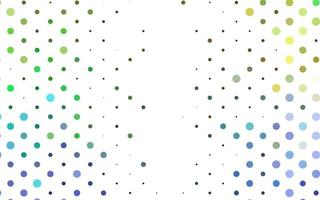 Light Multicolor, Rainbow vector background with bubbles.