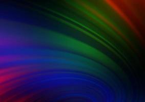 Dark Multicolor, Rainbow vector abstract bright template.