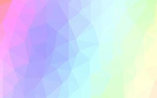 Light Multicolor, Rainbow vector triangle mosaic texture.