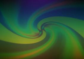 Dark Multicolor, Rainbow vector blurred shine abstract pattern.