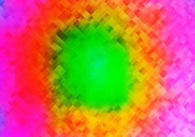 Light Multicolor, Rainbow vector backdrop with rectangles, squares.