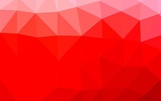 Light Red vector polygonal template.