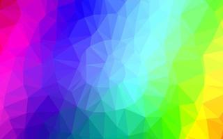 Light Multicolor, Rainbow vector abstract mosaic background.