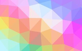 Light Multicolor, Rainbow vector polygon abstract backdrop.