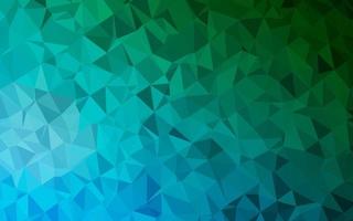 Dark Blue, Green vector shining triangular template.