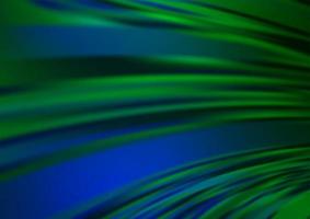 Dark Blue, Green vector blurred shine abstract pattern.