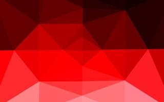 Light Red vector polygonal template.