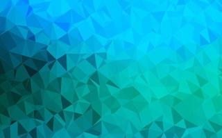 Light Blue, Green vector abstract polygonal layout.