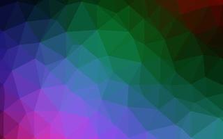 Dark Multicolor, Rainbow vector abstract mosaic background.
