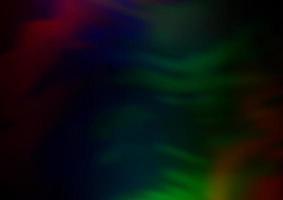 Dark Multicolor, Rainbow vector blurred shine abstract template.